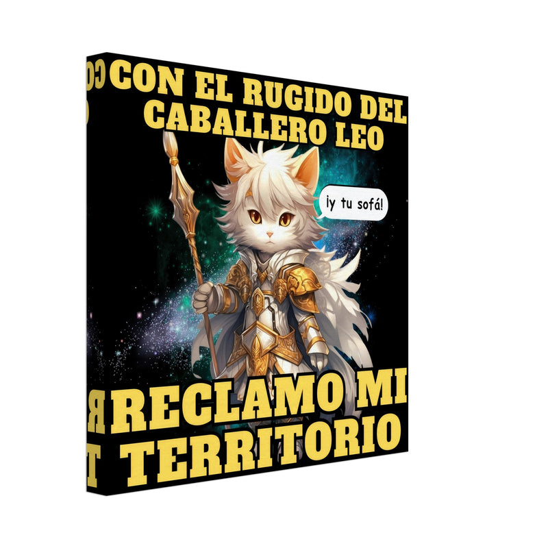 Lienzo de Gato "Caballero del Sofá" Michilandia | La tienda online de los amantes de gatos