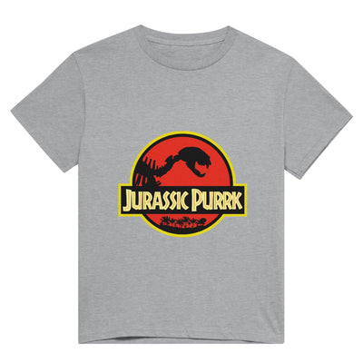 Camiseta Unisex Estampado de Gato "Jurassic Purrk" Michilandia | La tienda online de los fans de gatos