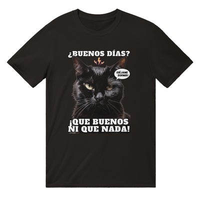 Camiseta unisex estampado de gato "Amanecer Hostil" Michilandia | La tienda online de los amantes de gatos