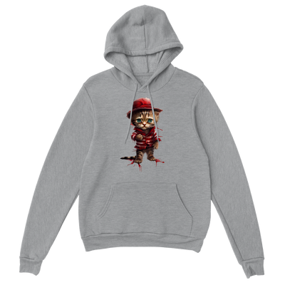 Sudadera con capucha unisex estampado de gato "Michi Krueger" Gelato