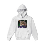 Sudadera con capucha júnior estampado de gato "Silencio!" Michilandia | La tienda online de los amantes de gatos