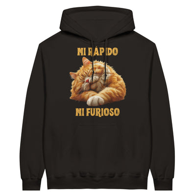 Sudadera con Capucha Unisex Estampado de Gato 