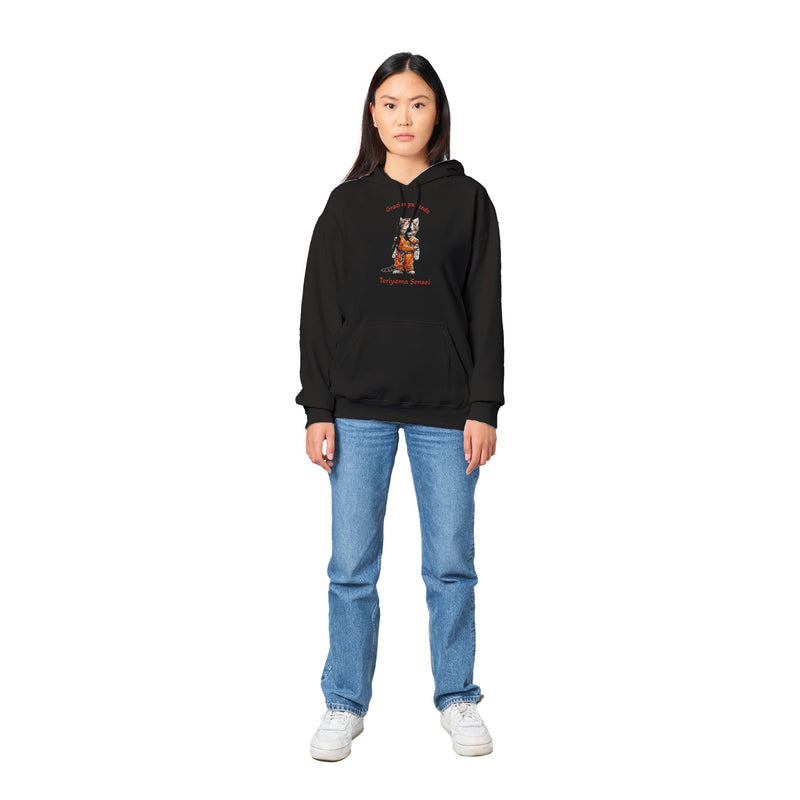 Sudadera con Capucha Unisex Estampado de Gato "Tributo a Toriyama" Michilandia