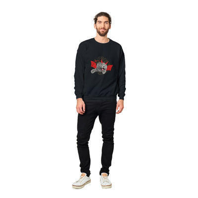 Sudadera Unisex Estampado de Gato "Vórtice Felino" Michilandia | La tienda online de los fans de gatos