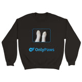 Sudadera Unisex Estampado de Gato "Only Paws" Michilandia | La tienda online de los fans de gatos