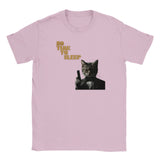 Camiseta Junior Unisex Estampado de Gato "Bond, James Miau" Michilandia | La tienda online de los fans de gatos