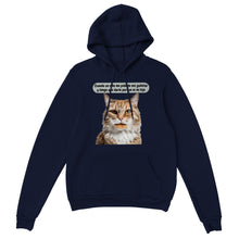 Sudadera con capucha unisex estampado de gato 