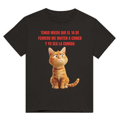 Camiseta Unisex Estampado de Gato 