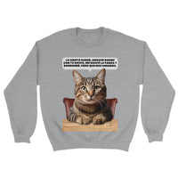 Sudadera Unisex Estampado de Gato "Confesión Incomoda" Michilandia | La tienda online de los fans de gatos