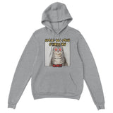 Sudadera con capucha unisex extampado de gato "Omae wa mou shindeiru" Michilandia | La tienda online de los amantes de gatos
