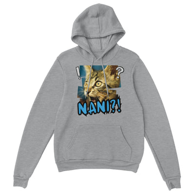 Sudadera con Capucha Unisex Estampado de Gato "Expresión de Sorpresa" Michilandia | La tienda online de los amantes de gatos