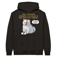 Sudadera con Capucha Unisex Estampado de Gato 