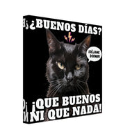 Lienzo de Gato "Amanecer Hostil" Michilandia | La tienda online de los amantes de gatos