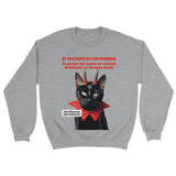 Sudadera Unisex Estampado de Gato "Semana no muy Santa" Michilandia | La tienda online de los fans de gatos