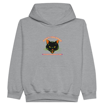 Sudadera con capucha júnior estampado de gato "No Me Pss Pss" Michilandia