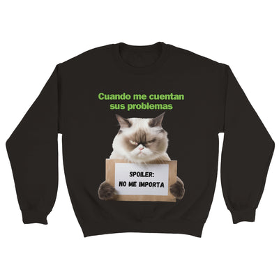 Sudadera Unisex Estampado de Gato 