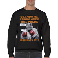 Sudadera unisex estampado de gato 