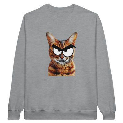 Sudadera Unisex Estampado de Gato "Bengala Malicioso" Michilandia