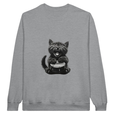 Sudadera Unisex Estampado de Gato "TamTam Felino" Michilandia | La tienda online de los fans de gatos