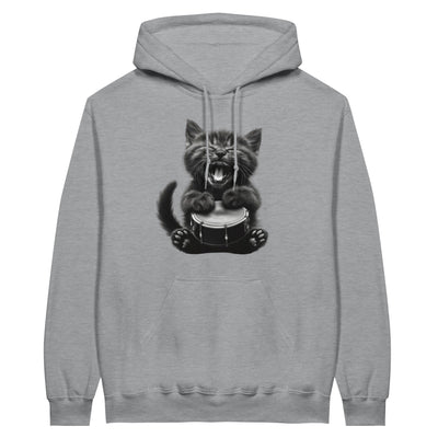 Sudadera con Capucha Unisex Estampado de Gato "TamTam Felino" Michilandia | La tienda online de los fans de gatos