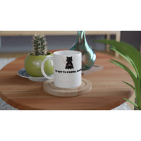 Taza Blanca con Impresión de Gato "Darth Miau" Michilandia | La tienda online de los fans de gatos