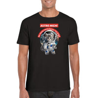 Camiseta unisex estampado de gato "Astro michi"
