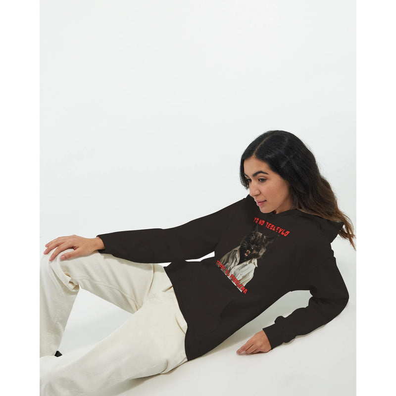 Sudadera con Capucha Unisex Estampado de Gato "Soy el Problema" Michilandia | La tienda online de los fans de gatos