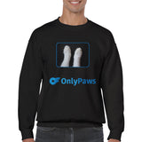 Sudadera Unisex Estampado de Gato "Only Paws" Michilandia | La tienda online de los fans de gatos