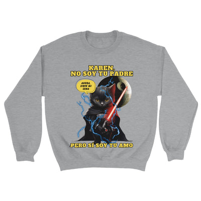 Sudadera unisex estampado de gato "Darth Miau" Michilandia | La tienda online de los amantes de gatos