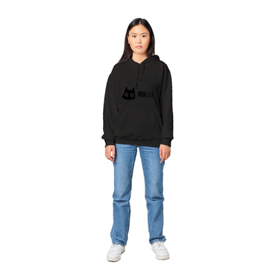 Sudadera con capucha unisex estampado de gato "Michilandia" Gelato