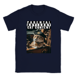 Camiseta unisex estampado de gato "Pirata Felino"