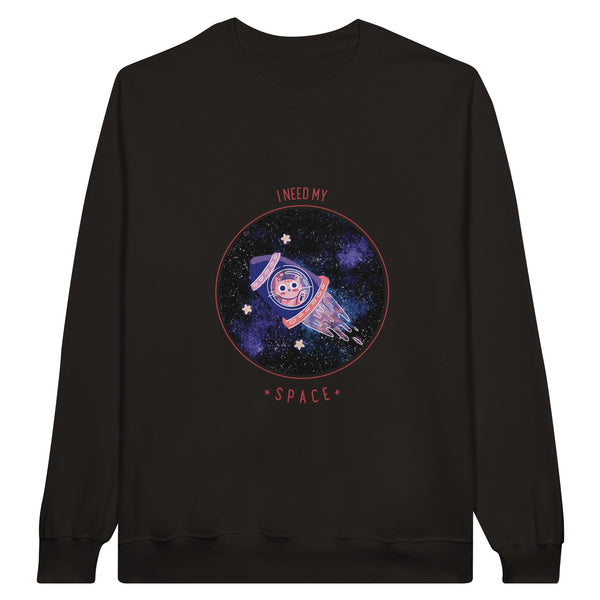 Sudadera Unisex Estampado de Gato "Necesito Mi Espacio"