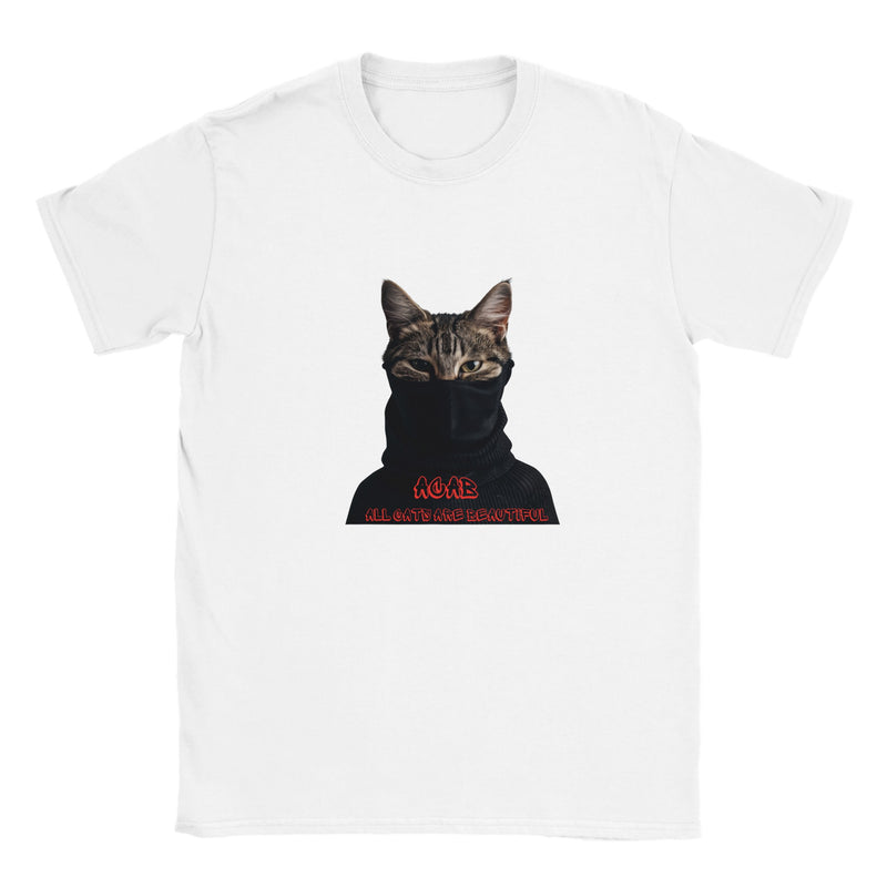 Camiseta Junior Unisex Estampado de Gato "Revolución Gatuna" Michilandia