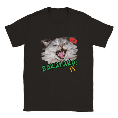 Camiseta unisex estampado de gato 