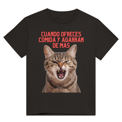 Camiseta Unisex Estampado de Gato 