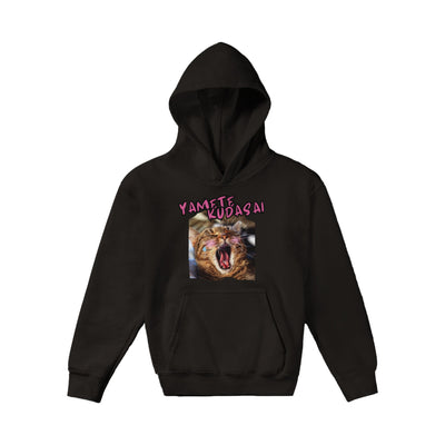 Sudadera con capucha júnior estampado de gato "Expresión Otaku" Michilandia | La tienda online de los amantes de gatos