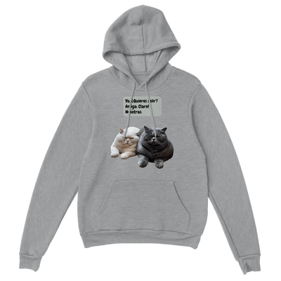 Sudadera con capucha unisex estampado de gato "Michis relajados" Gelato