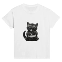 Camiseta Junior Unisex Estampado de Gato 