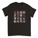 Camiseta Unisex Estampado de Gato "Cool Cats" Michilandia | La tienda online de los fans de gatos