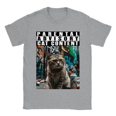 Camiseta unisex estampado de gato "Michi Outlaw" Gelato