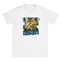 Camiseta Junior Unisex Estampado de Gato "Expresión de Sorpresa" Michilandia | La tienda online de los amantes de gatos