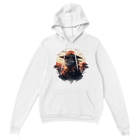 Sudadera con capucha unisex estampado de gato "Michi ronin" Gelato