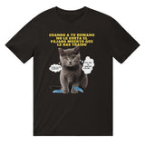 Camiseta unisex estampado de gato "Regalo Incomprendido" Michilandia | La tienda online de los amantes de gatos