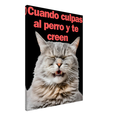 Lienzo de gato 