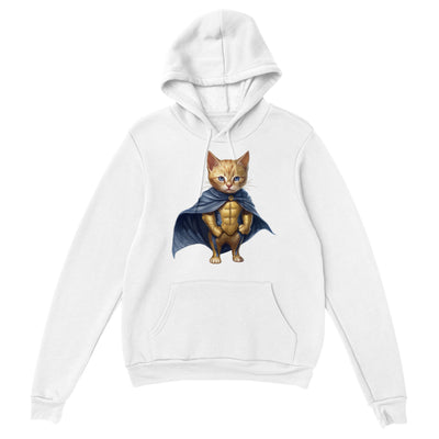 Sudadera con capucha unisex estampado de gato "Fluffy Sentry" Gelato