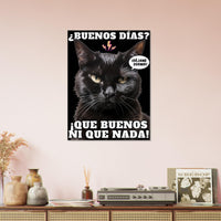 Lienzo de Gato "Amanecer Hostil" Michilandia | La tienda online de los amantes de gatos