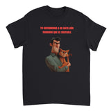 Camiseta Unisex Estampado de Gato "Cómplice Felino" Michilandia