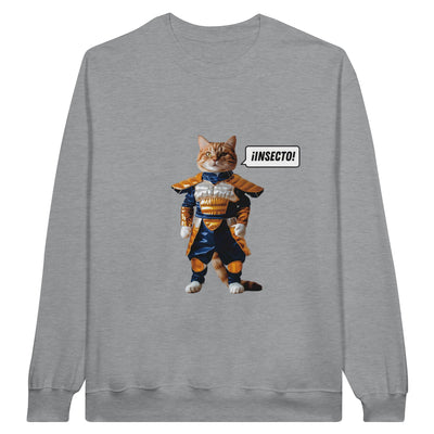 Sudadera Unisex Estampado de Gato "Vegeta Gatuno" Michilandia