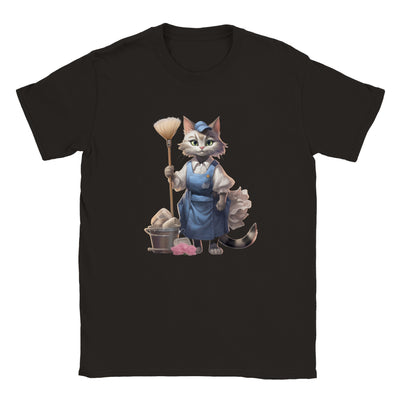 Camiseta unisex estampado de gato 