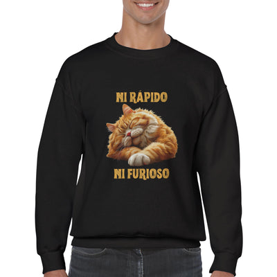 Sudadera Unisex Estampado de Gato 